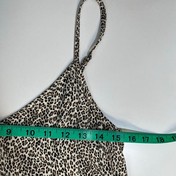 Jenni Kayne Leopard Slip Dress Size XS 90s‎ Style Animal Print - Picture 6 of 14